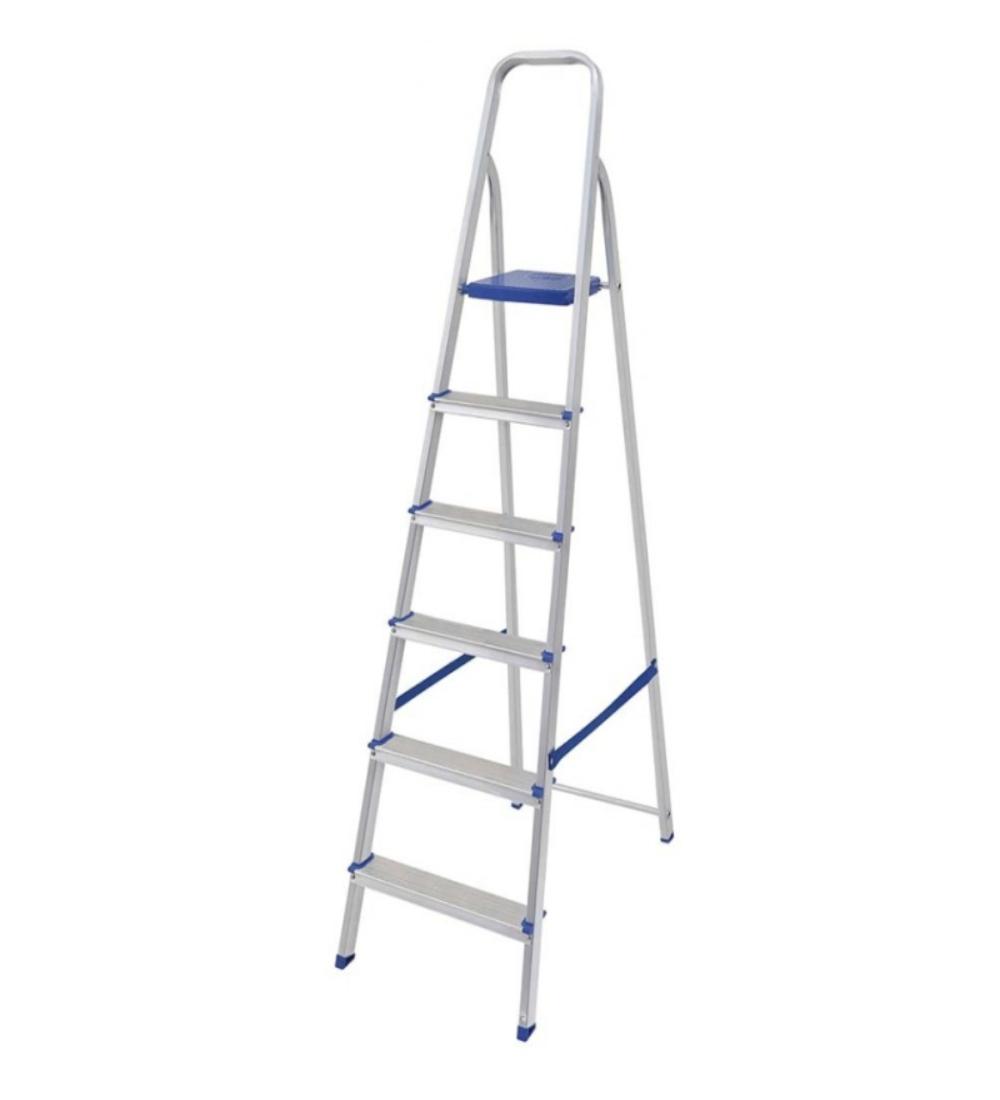 ESCALERA DOMÉSTICA MOR ALUMINIO 5 PELDAÑOS